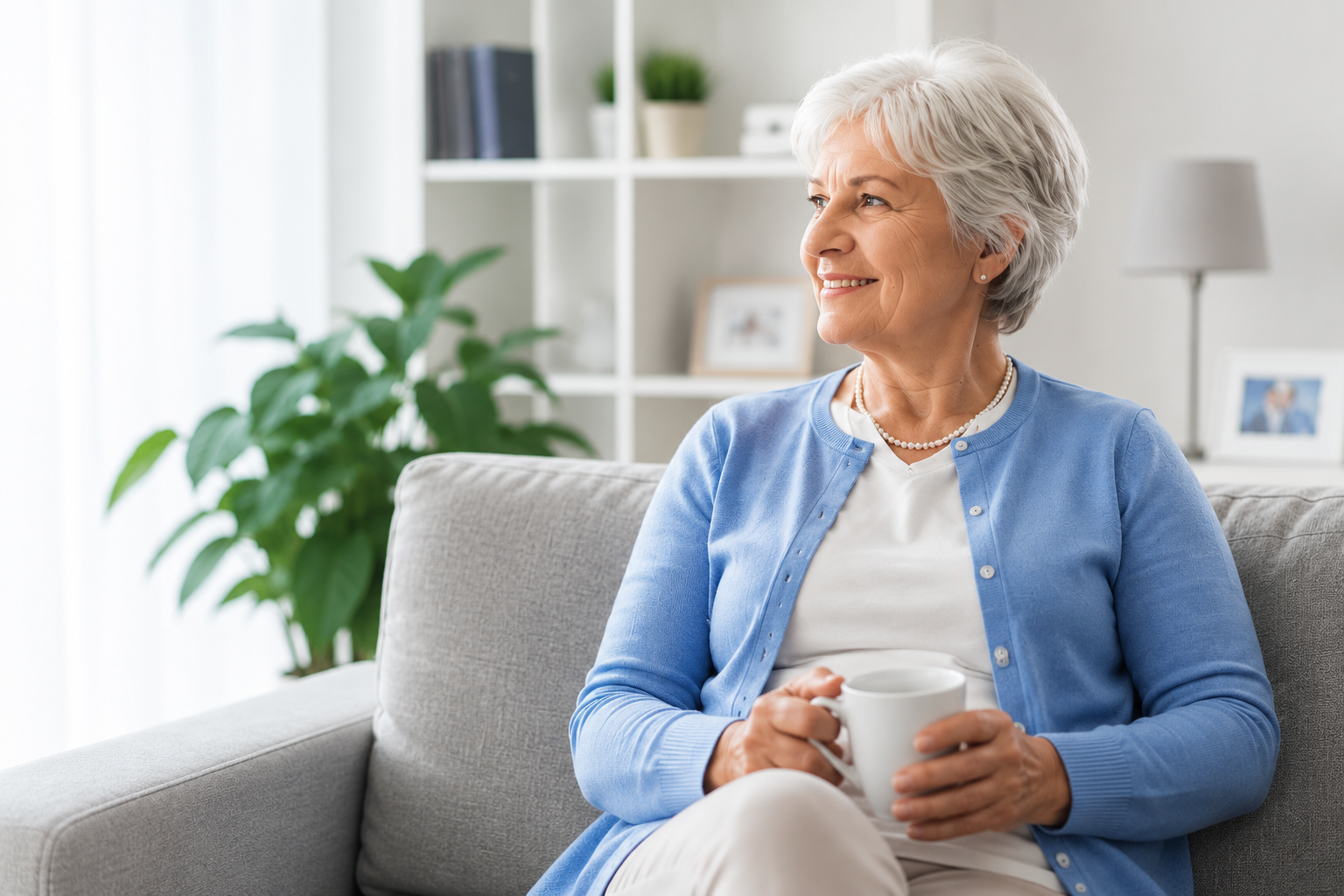Independent living user at home